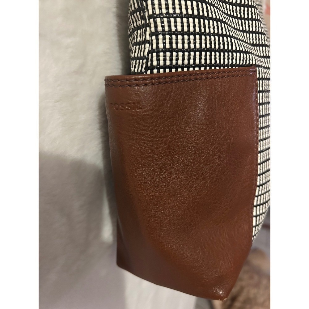 Fossil purse brown black white - Picture 2 of 11